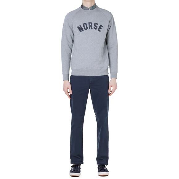 Norse Projects Arnkell Light Chino Pants Mens Size 28 Navy Blue Preppy Casual - Picture 2 of 10